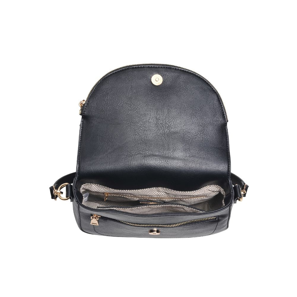 Woman wearing Black Urban Expressions Nellie Crossbody 840611105158 View 9 | Black