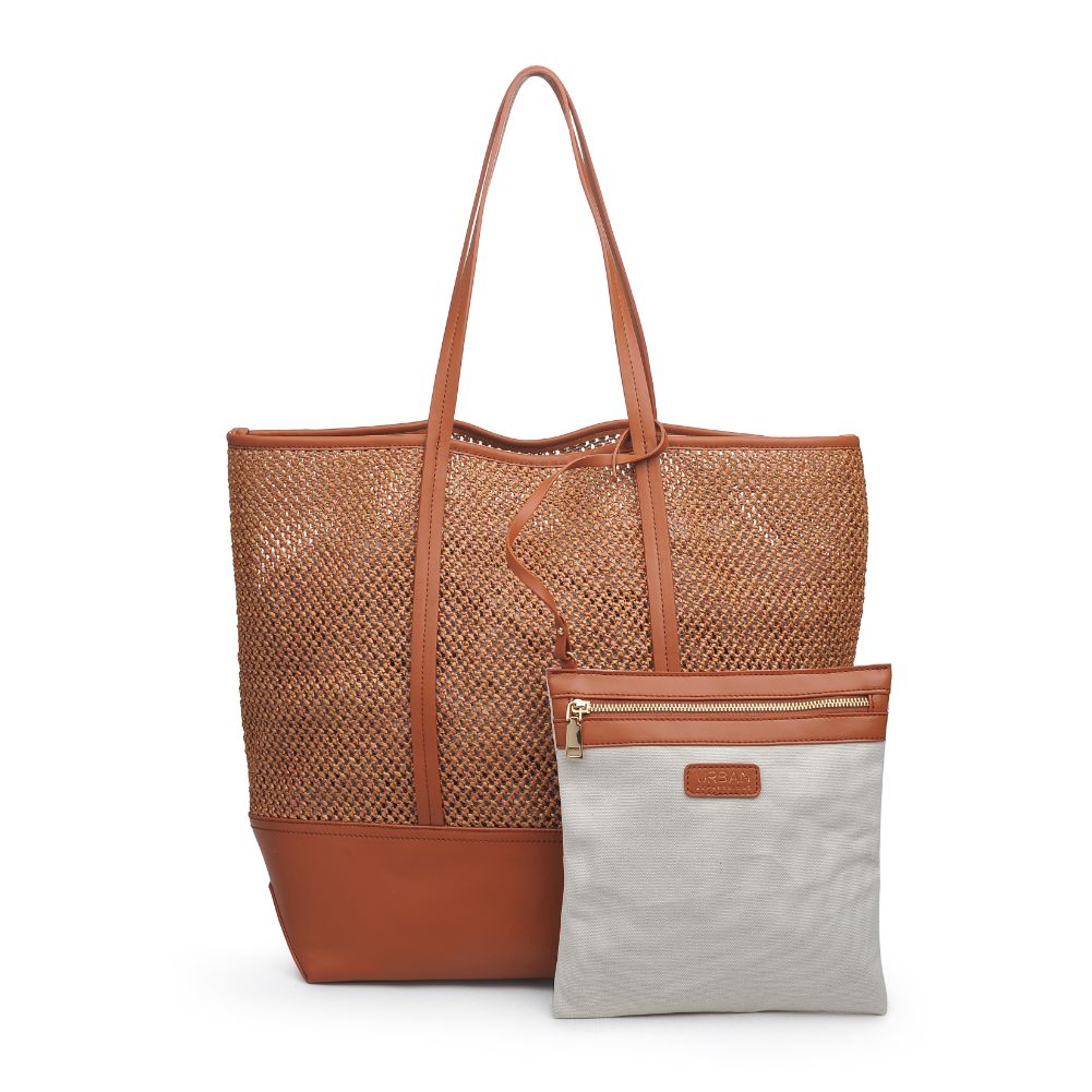 Product Image of Urban Expressions Tangier Tote 840611172853 View 3 | Tan