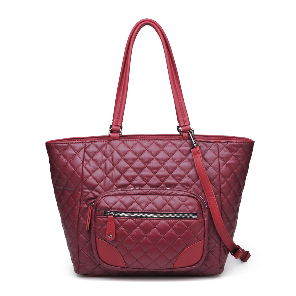 Product Image of Urban Expressions Plank Tote NA-840611154675 View 1 | Burgundy