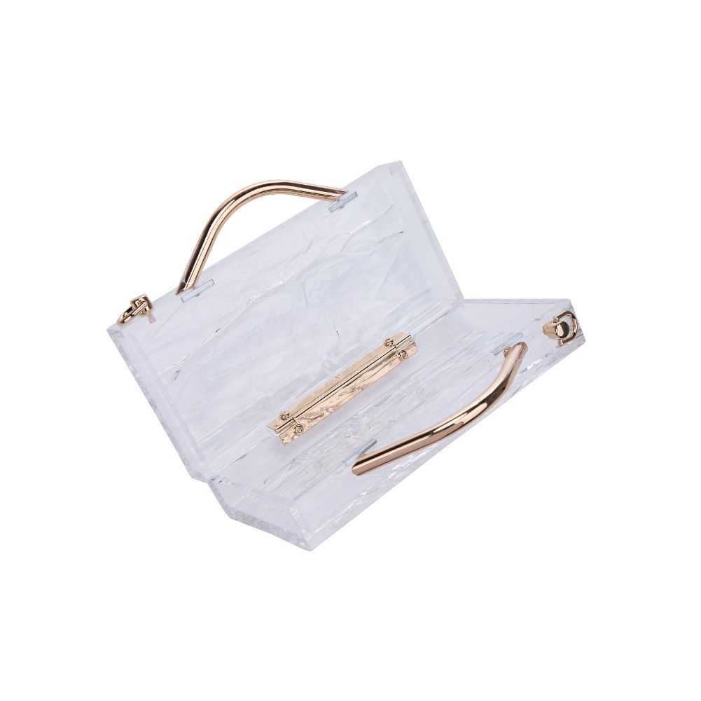 Product Image of Urban Expressions Duchess Top Handle 840611175953 View 8 | Clear