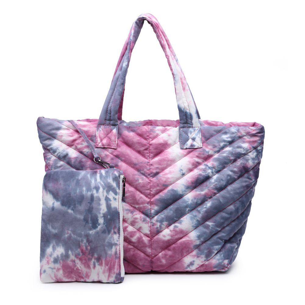 Product Image of Urban Expressions Kickoff Tote NA-840611177803 View 1 | Pink Tie Dye