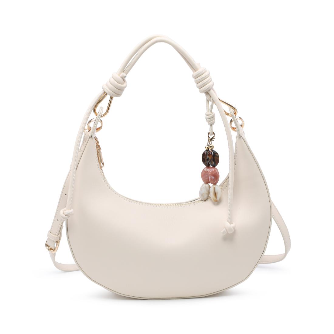 Woman wearing Cream Urban Expressions Emilia Hobo 840504206436 View 5 | Cream