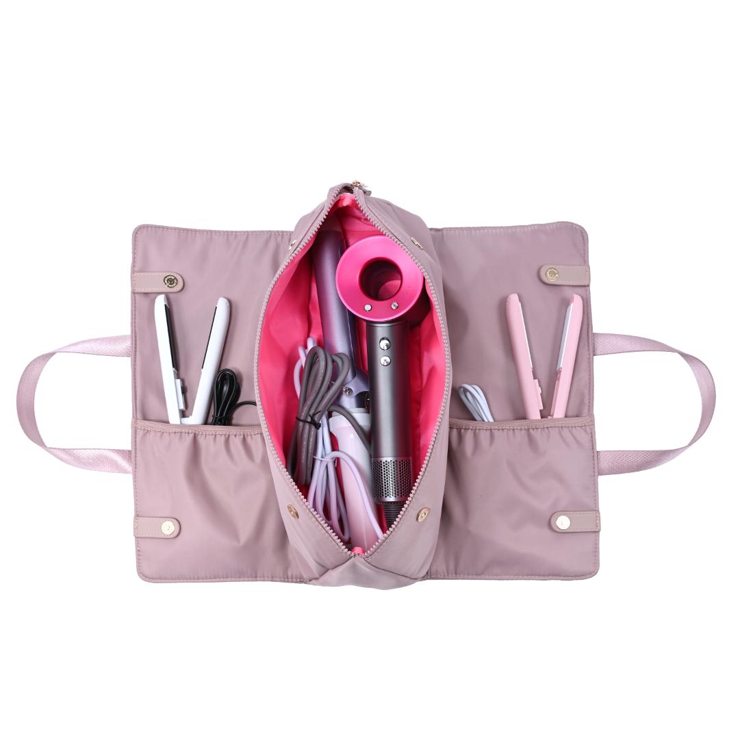 Urban Essentials Beauty Voyager Hair Tools Travel Bag 840504206702 View 5 | Mauve