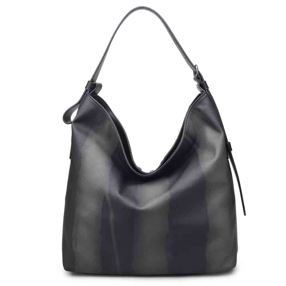 Woman wearing Black Urban Expressions Keene Hobo 840611122483 View 5 | Black