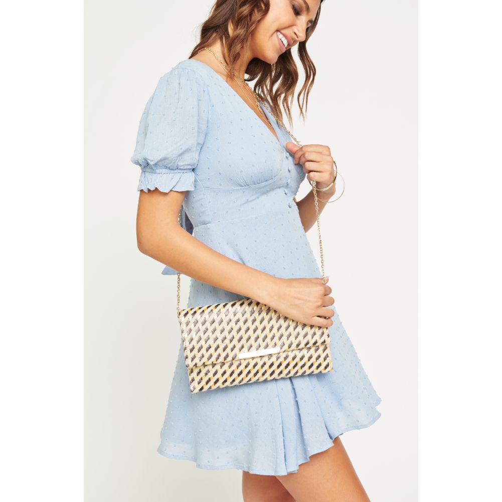 Woman wearing Natural Urban Expressions Isla Clutch NA-840611159885 View 2 | Natural