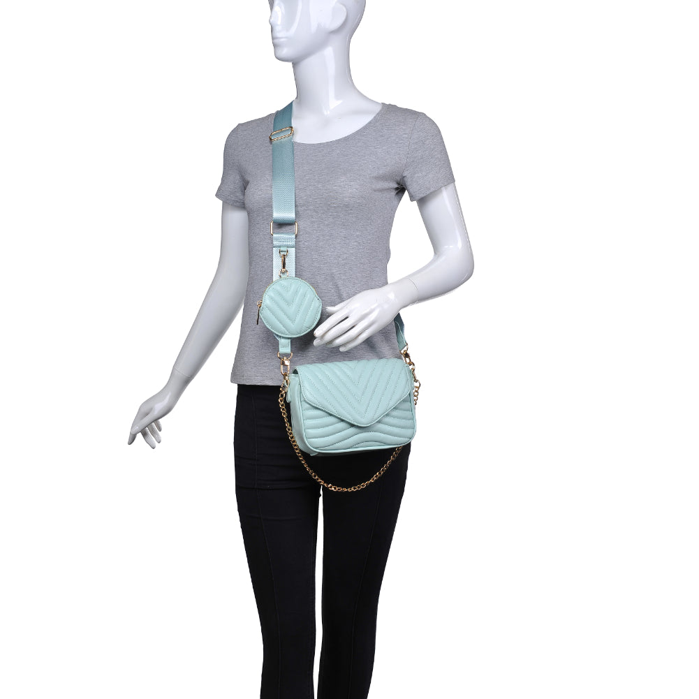 Product Image of Urban Expressions Rayne Crossbody 840611177001 View 5 | Blue