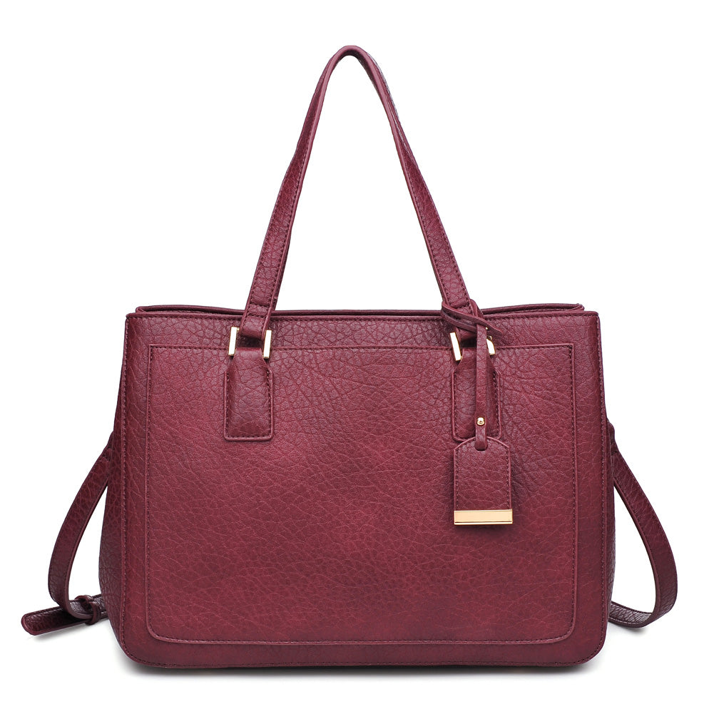 Product Image of Urban Expressions Banyan Satchel NA-840611153531 View 1 | Burgundy