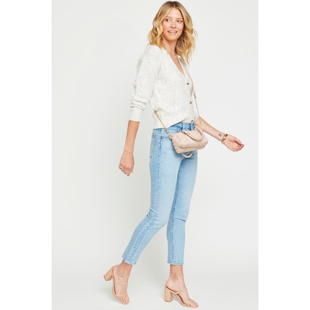 Woman wearing Natural Urban Expressions Tisha Crossbody 840611175311 View 4 | Natural