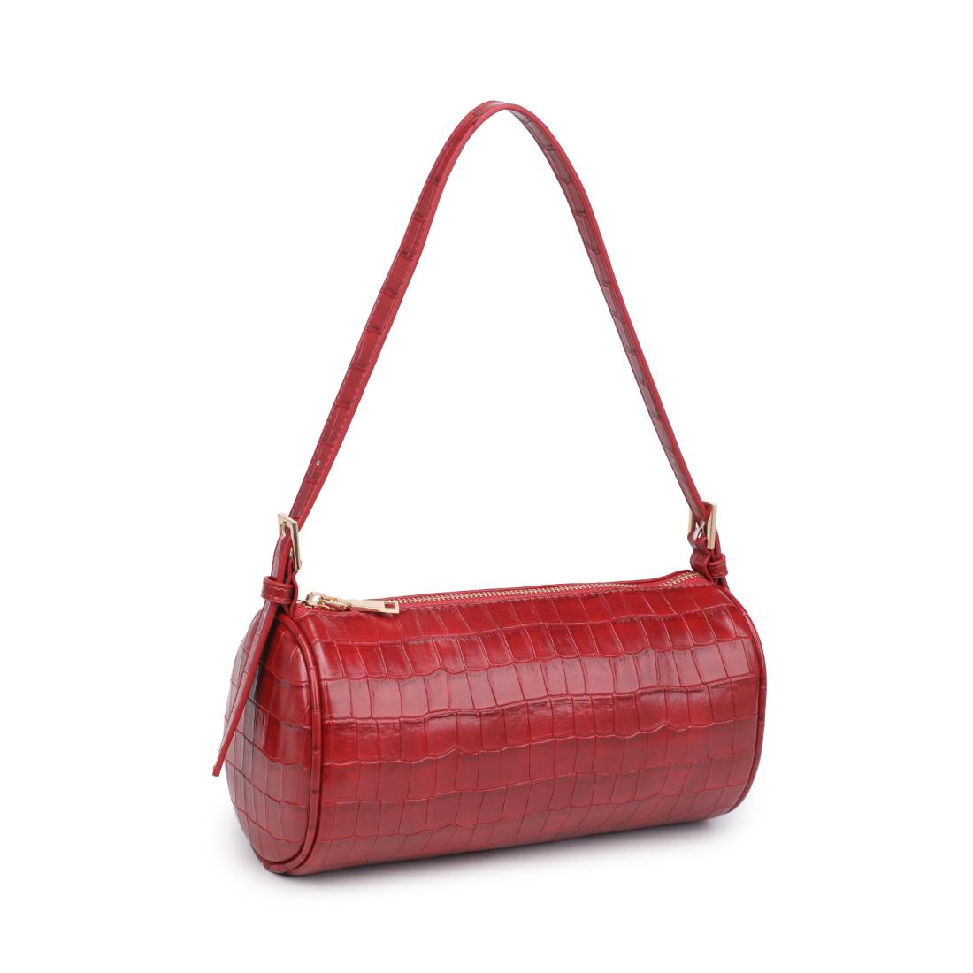 Product Image of Urban Expressions Rachel - Croco Shoulder Bag 840611199508 View 6 | Red