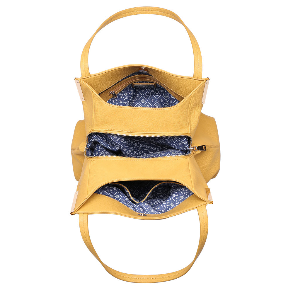 Product Image of Urban Expressions Everly Hobo NA-840611161727 View 4 | Mustard