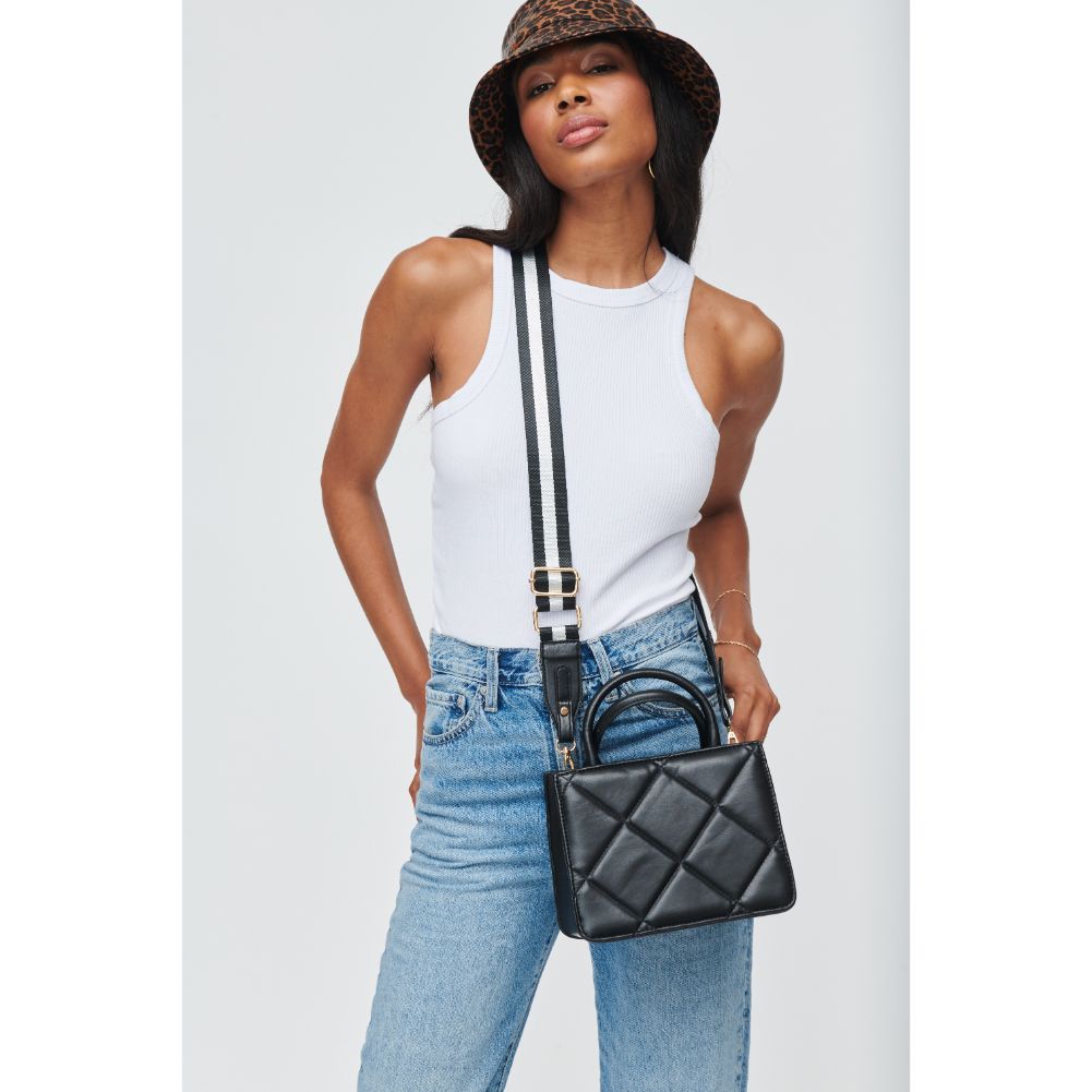 Woman wearing Black Urban Expressions Zoey Crossbody 840611104458 View 1 | Black