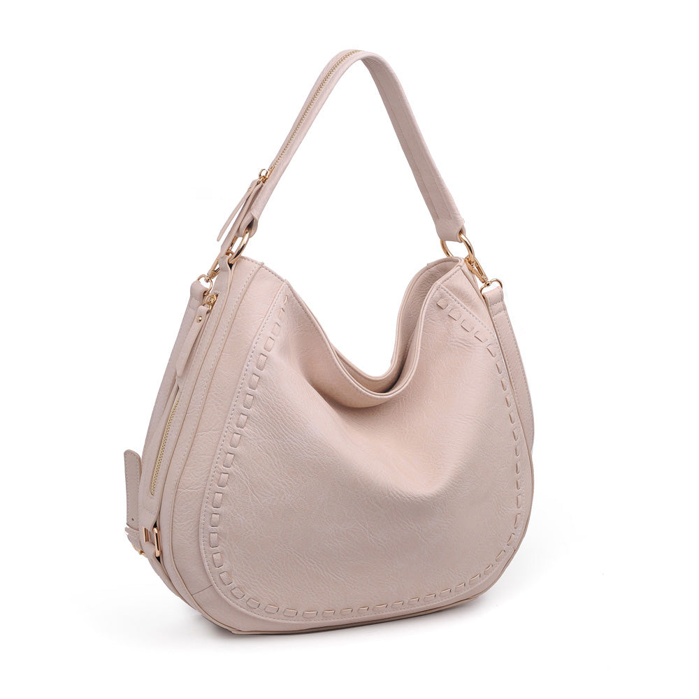 Woman wearing Ivory Urban Expressions Kailey Hobo NA-840611160256 View 6 | Ivory