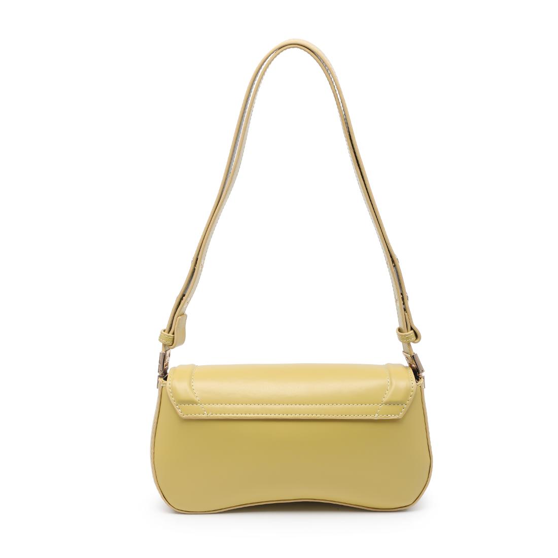 Woman wearing Chartreuse Urban Expressions Max Shoulder Bag 840504208454 View 7 | Chartreuse