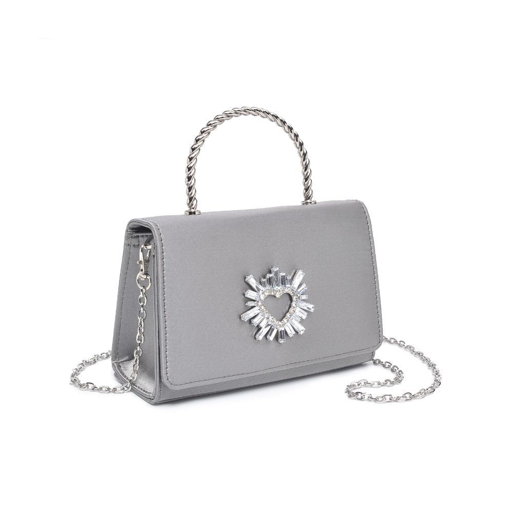 Product Image of Urban Expressions Marlene Evening Bag 840611190314 View 6 | Pewter