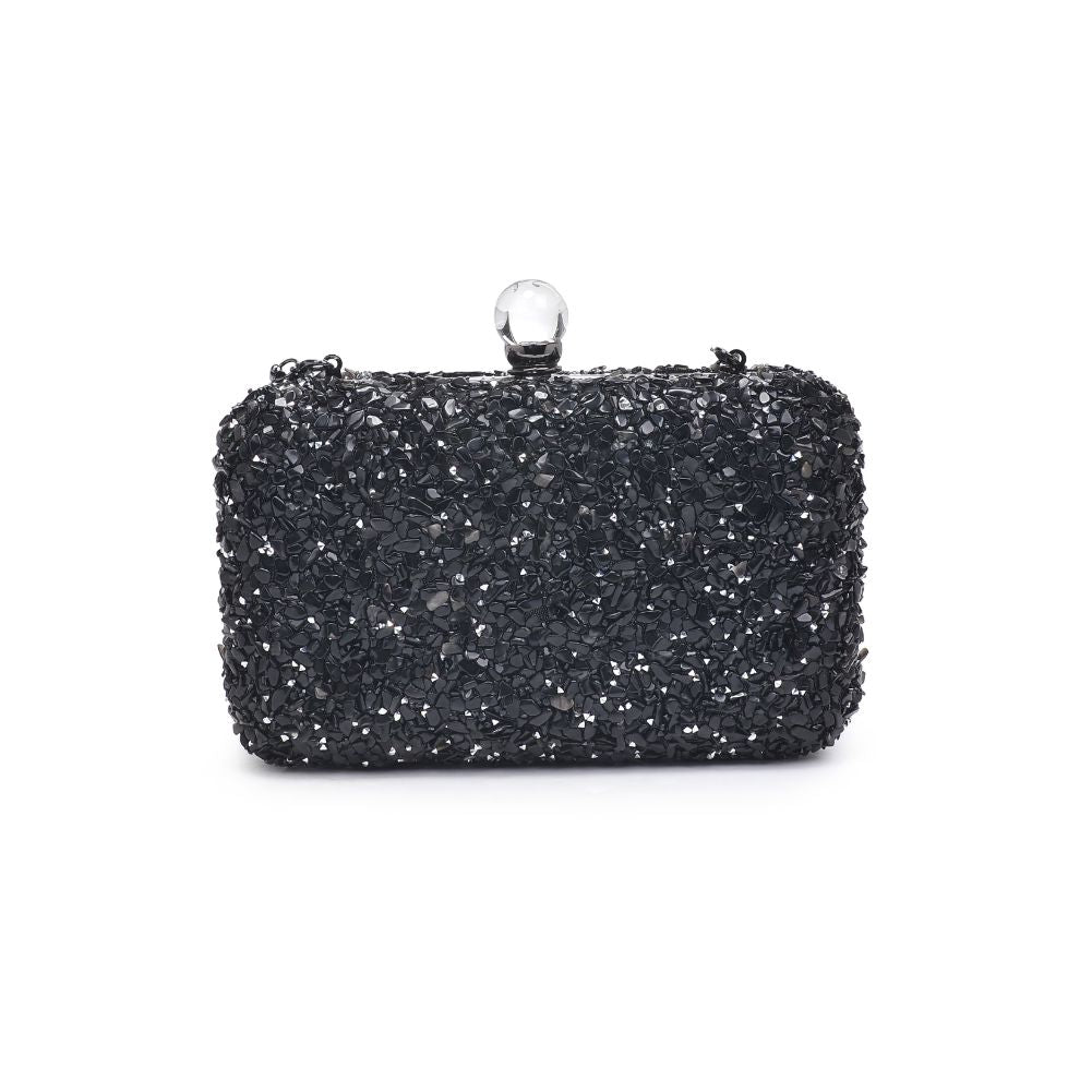Woman wearing Black Urban Expressions Penelope Evening Bag 840611114082 View 7 | Black