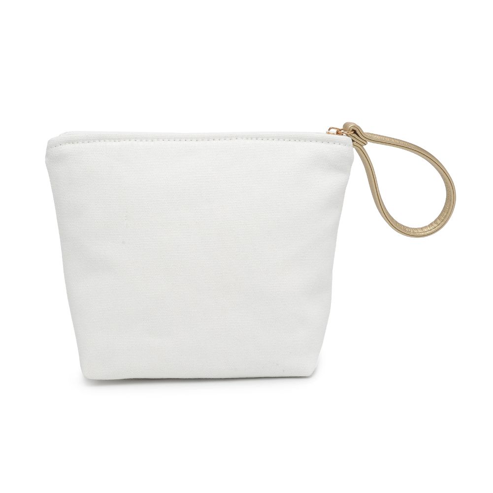 Woman wearing Positive Vibes Urban Expressions Carry-All Writing Wristlet 818209012478 View 7 | Positive Vibes