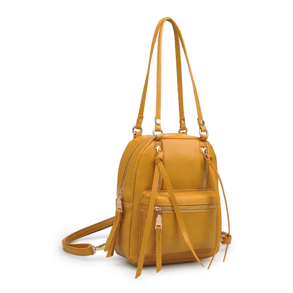 Product Image of Urban Expressions Watson Backpack 840611169259 View 2 | Mustard