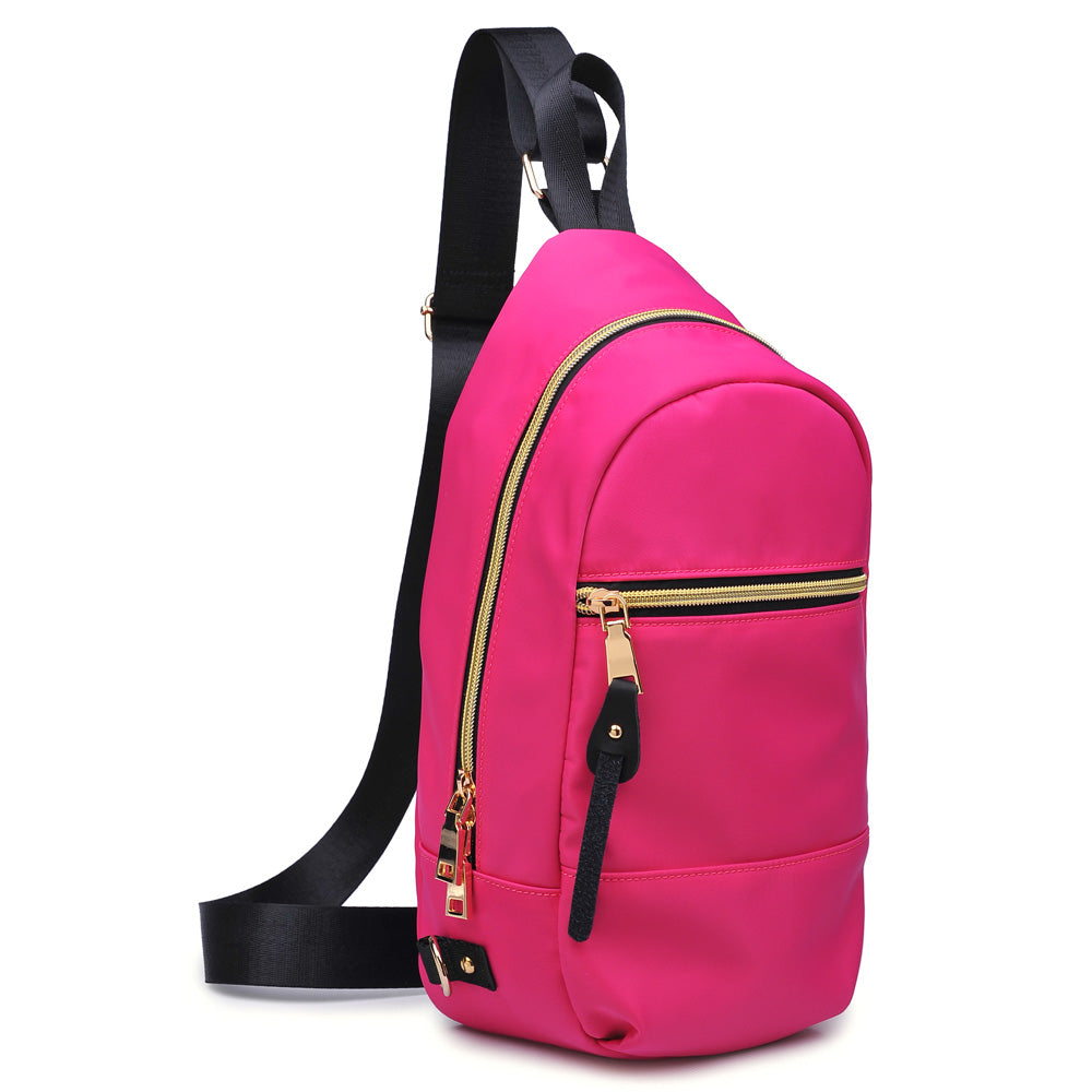 Product Image of Urban Expressions Score Backpack NA-840611137333 View 2 | Hot Pink