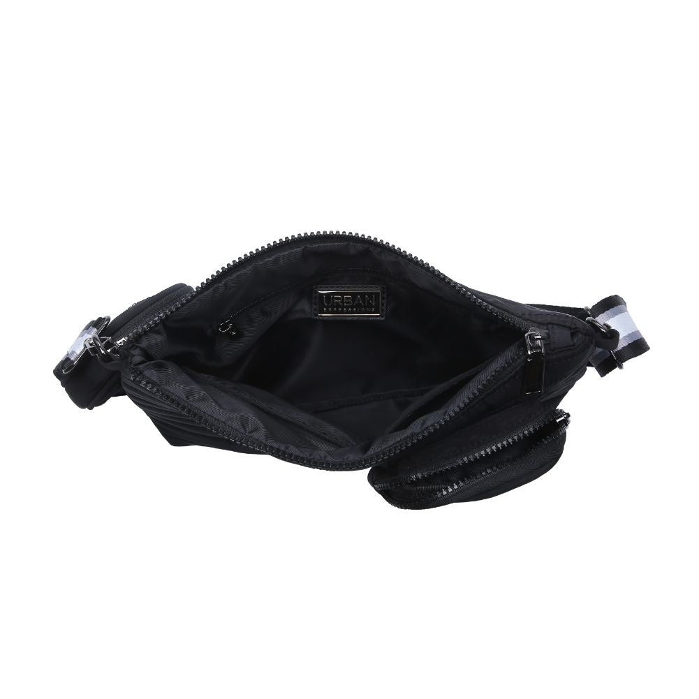Product Image of Urban Expressions Arlo Crossbody 840611180643 View 4 | Black