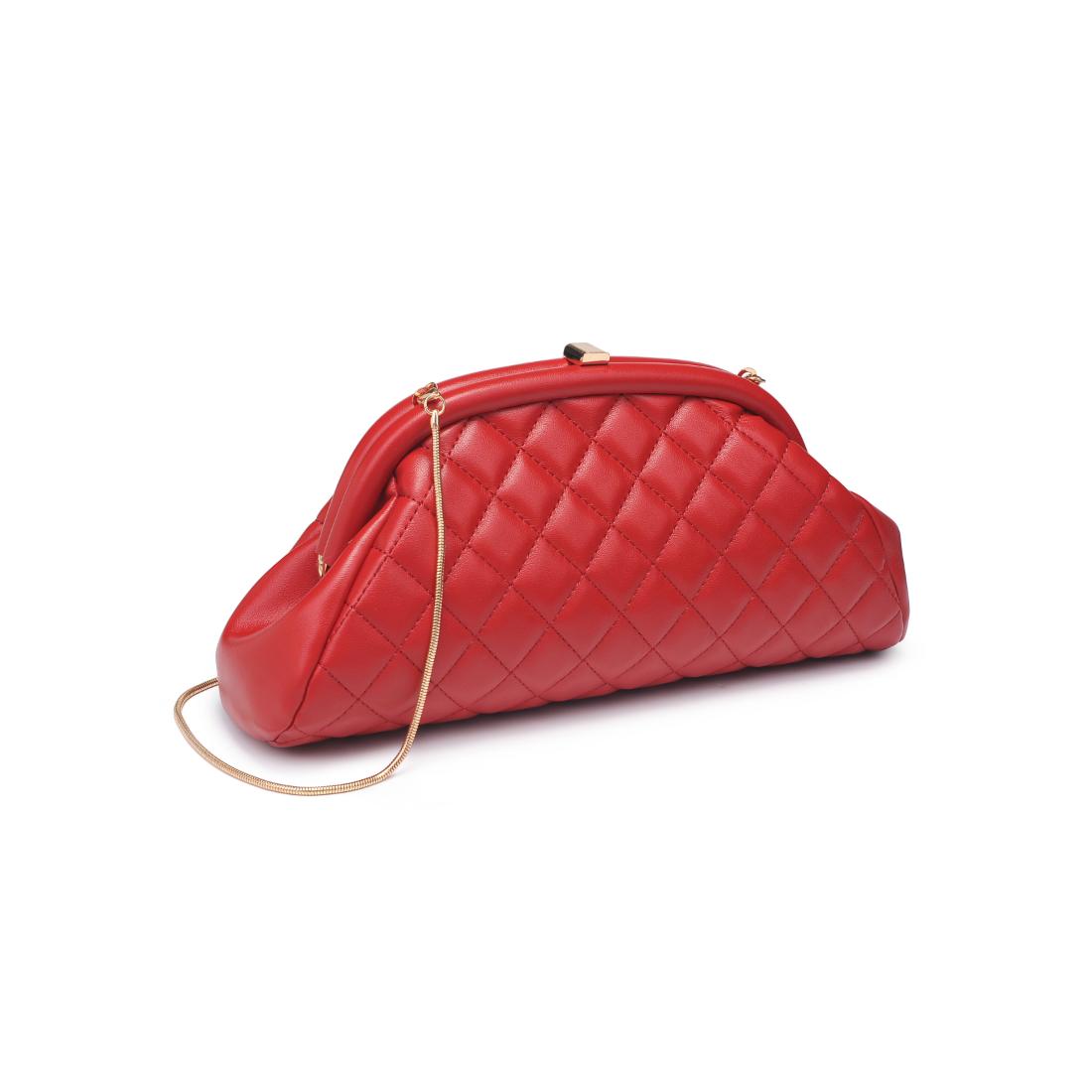 Product Image of Urban Expressions Ava - Quilted Clutch 840504200687 View 6 | Red