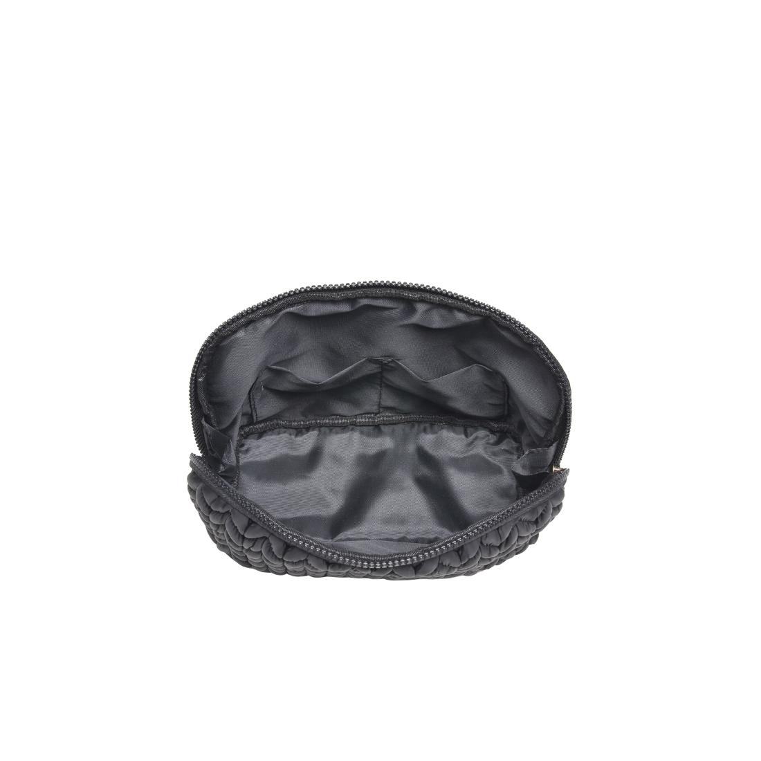 Urban Essentials Celisse Cosmetic & Travel Organizer Dome Pouch 840611197139 View 8 | Black