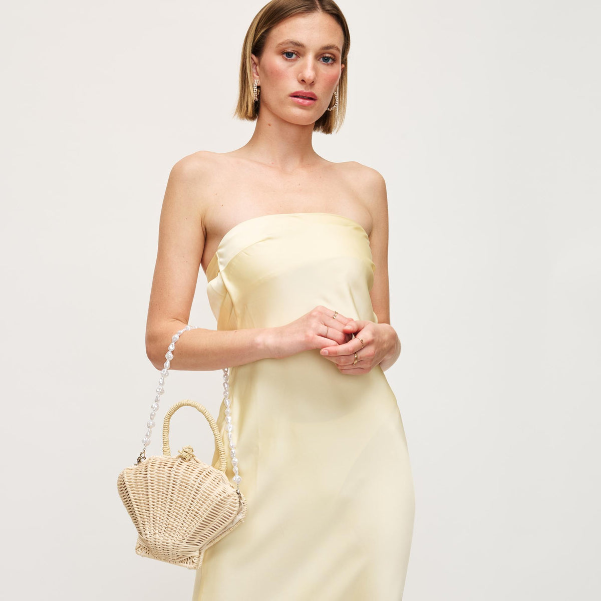 Woman wearing Natural Urban Expressions Erica Crossbody 840611152664 View 2 | Natural