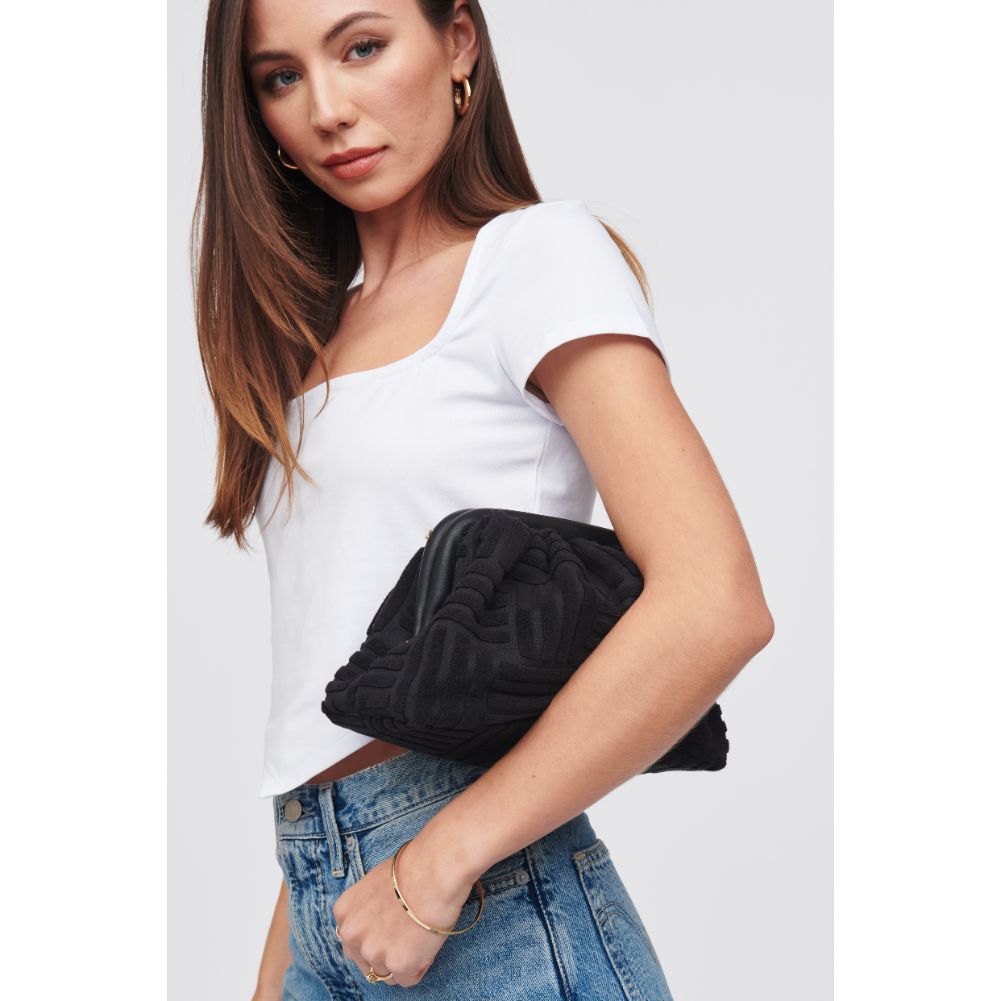 Woman wearing Black Urban Expressions Winnie Crossbody 840611100108 View 1 | Black