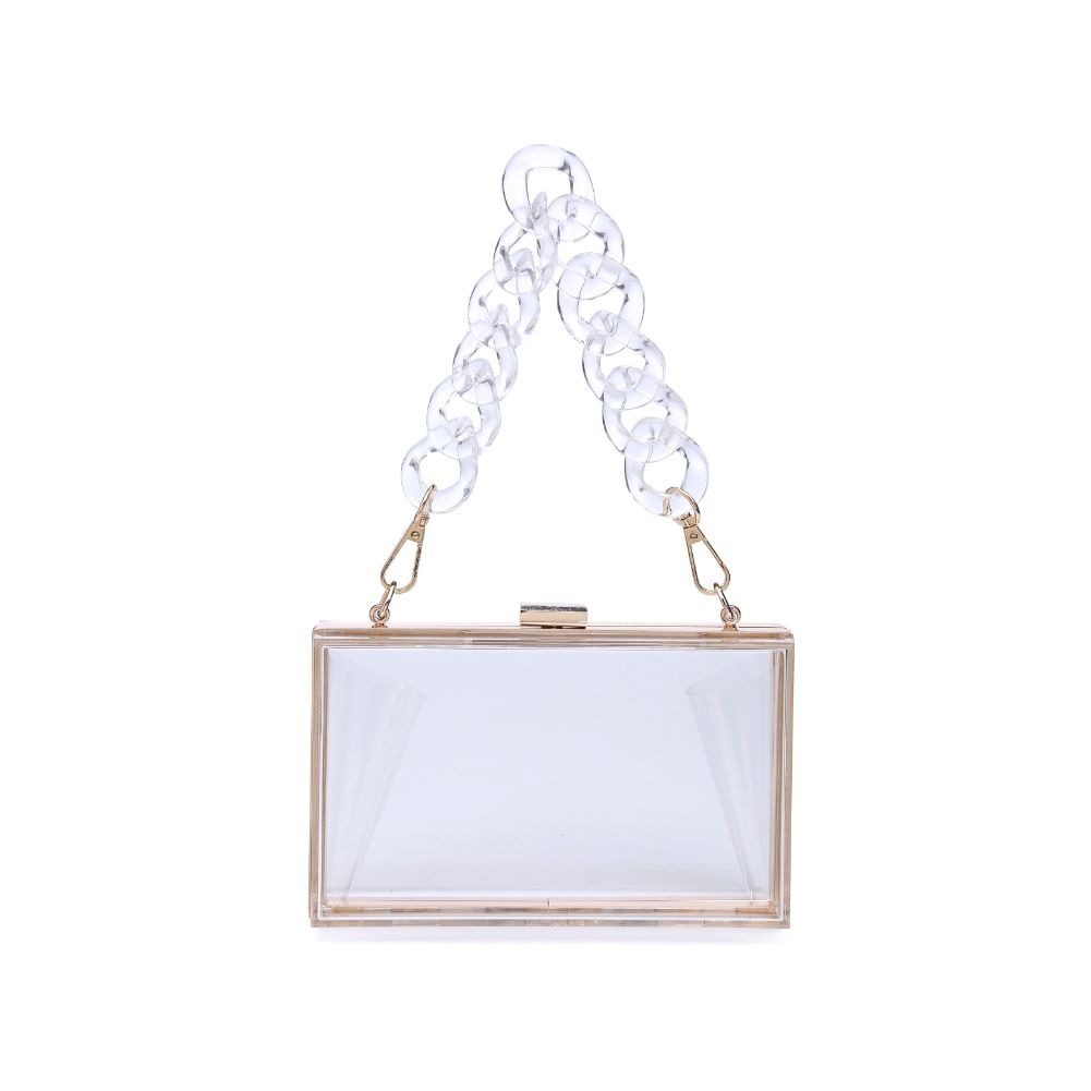 Product Image of Urban Expressions Lizzo Evening Bag 840611168344 View 1 | Clear
