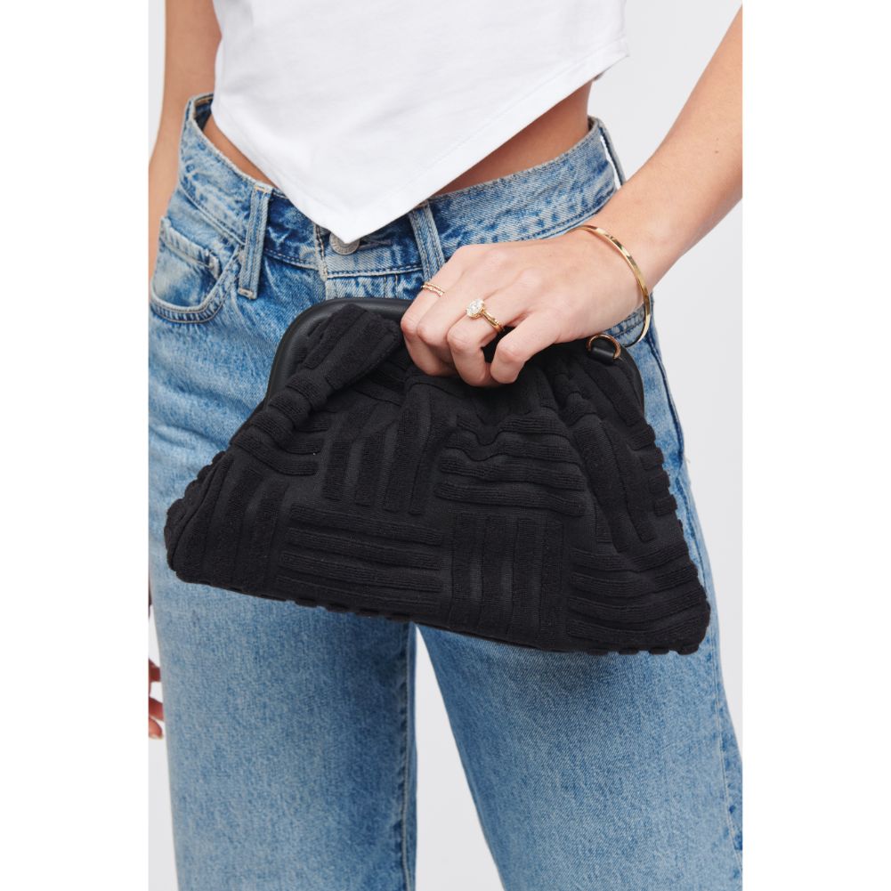 Woman wearing Black Urban Expressions Winnie Crossbody 840611100108 View 4 | Black