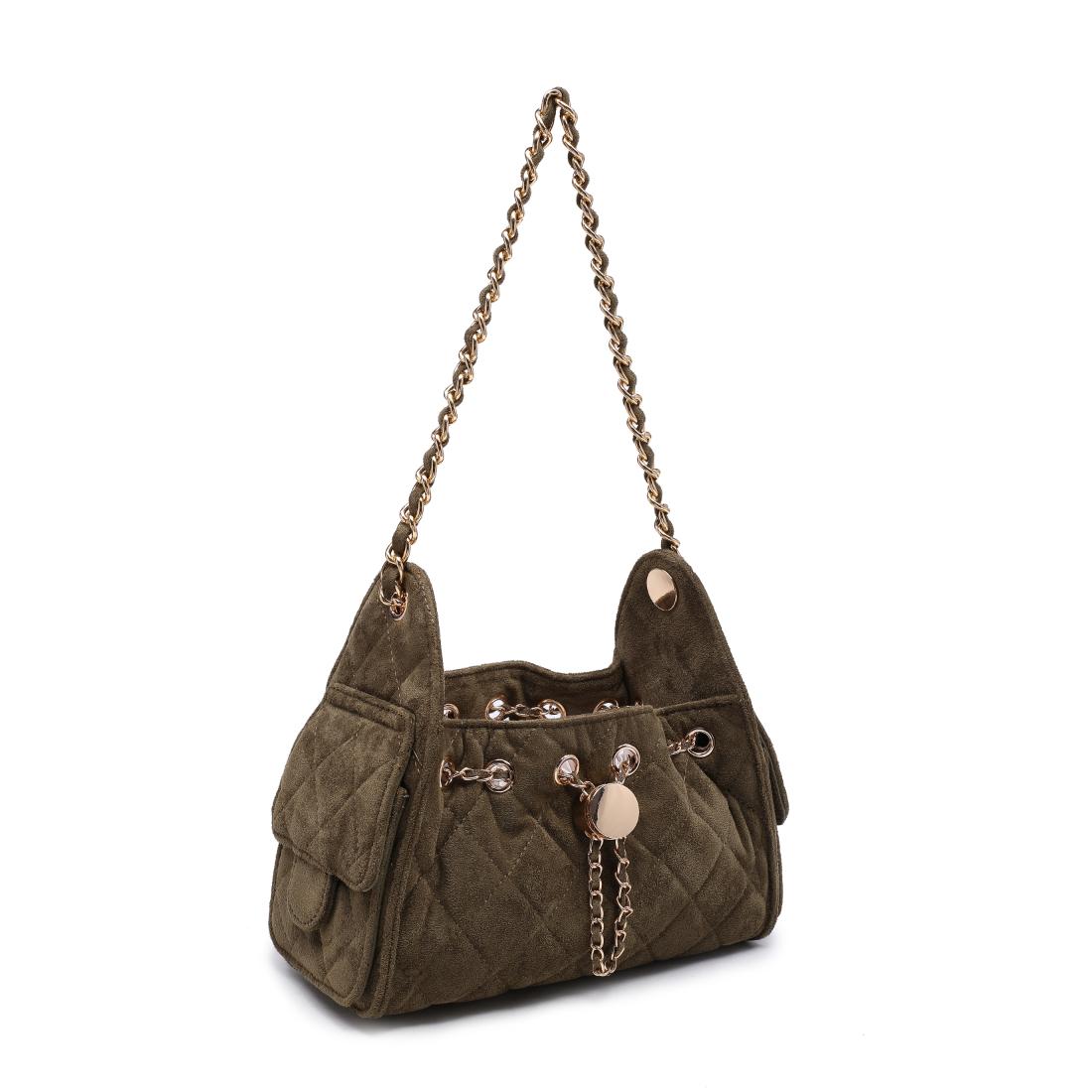 Urban Expressions Royalty Shoulder Bag 840504213472 View 2 | Olive
