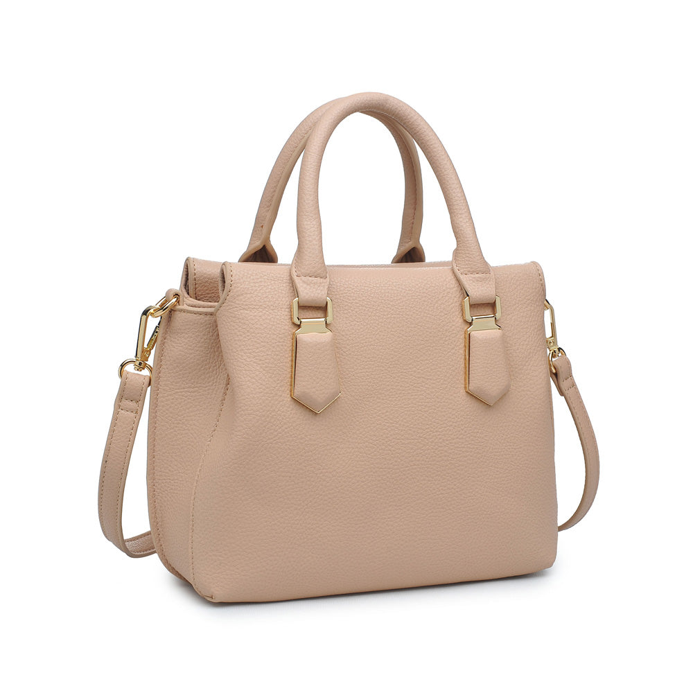 Product Image of Urban Expressions Emmylou Satchel NA-840611146502 View 2 | Nude