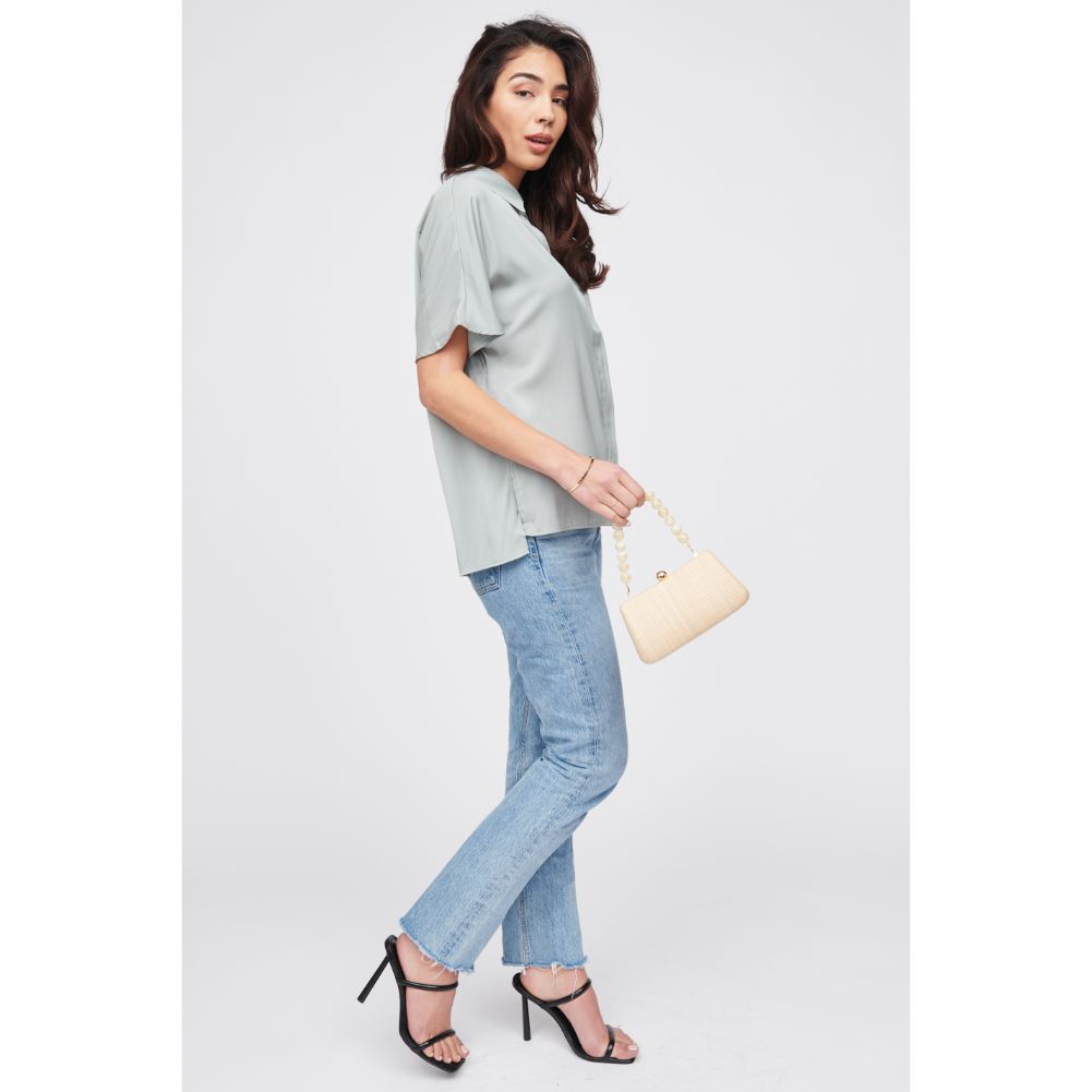 Woman wearing Natural Urban Expressions Wilma Evening Bag 818209019101 View 4 | Natural