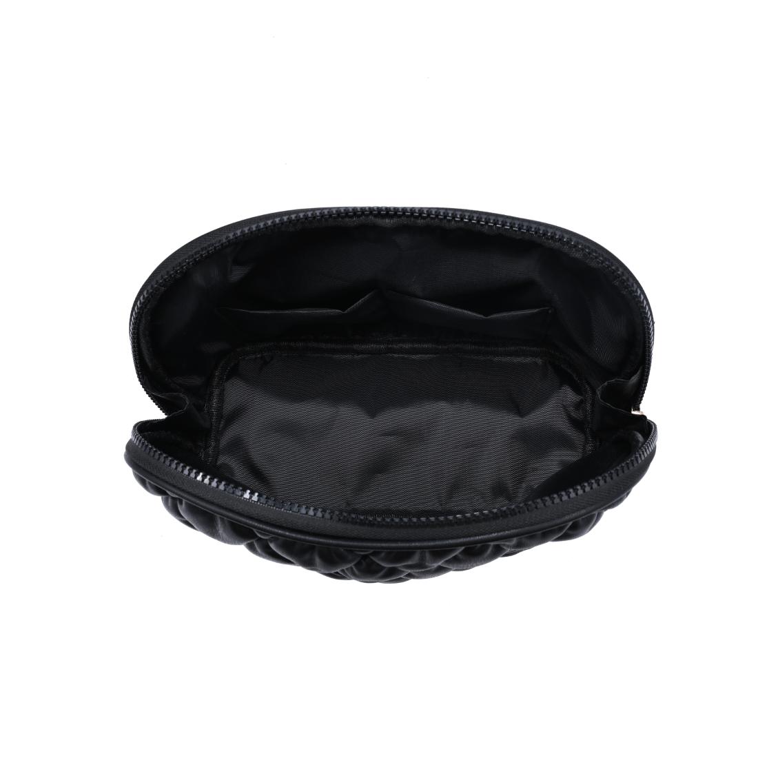 Urban Essentials Padded Prime Cosmetic & Travel Organizer Dome Pouch 840504207587 View 4 | Black