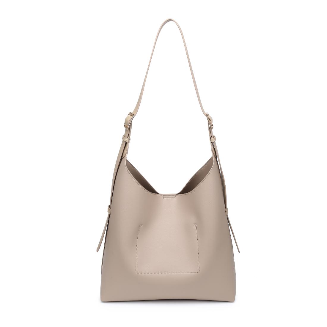 Woman wearing Almond Urban Expressions Maria Hobo 840504206276 View 7 | Almond