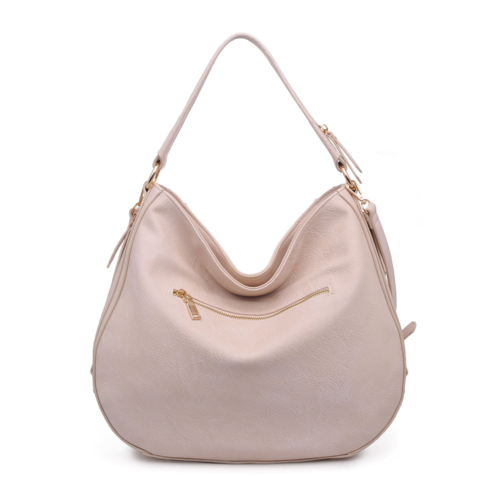 Woman wearing Ivory Urban Expressions Kailey Hobo NA-840611160256 View 7 | Ivory