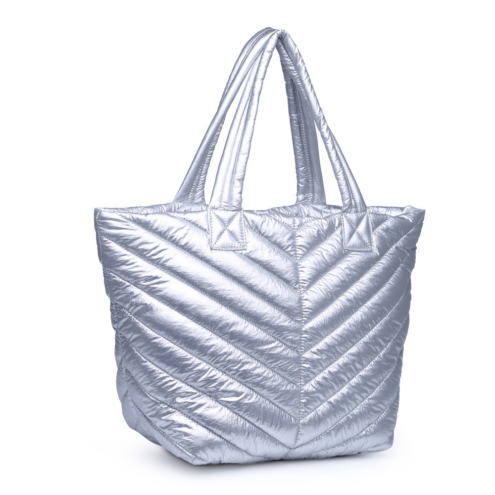 Product Image of Urban Expressions Kickoff Tote NA-840611162397 View 2 | Silver