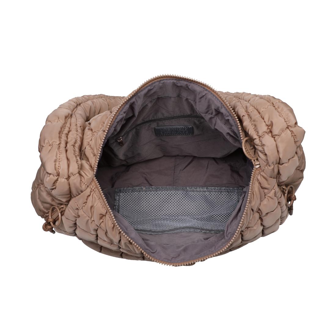 Woman wearing Natural Urban Expressions Tamsin - Quilted Puffer Hobo 840504200496 View 9 | Natural