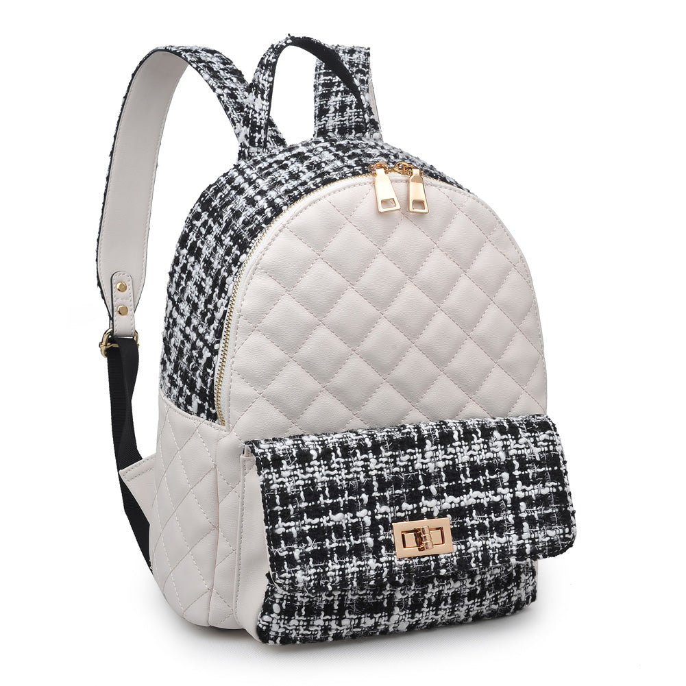 Product Image of Urban Expressions Flynn Backpack 840611151179 View 2 | White