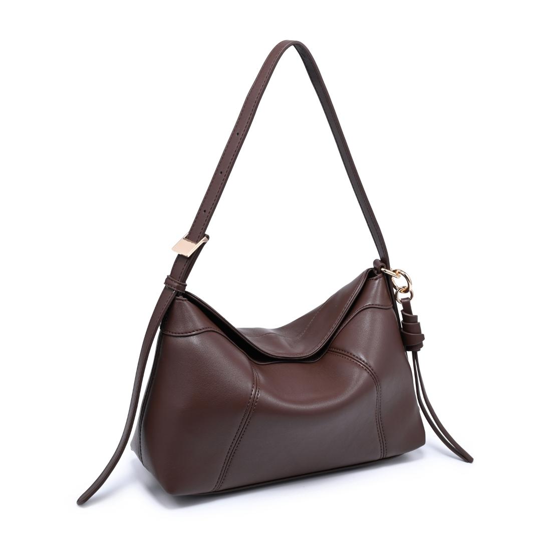 Woman wearing Chocolate Urban Expressions Waylon Shoulder Bag 840504205170 View 6 | Chocolate