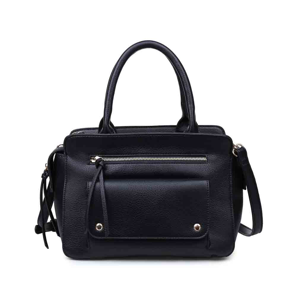 Product Image of Urban Expressions Orchid Satchel 840611140944 View 1 | Black