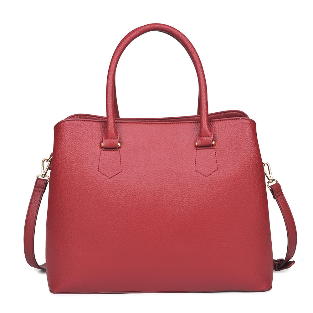 Product Image of Urban Expressions Leighton Satchel NA-840611151094 View 3 | Red
