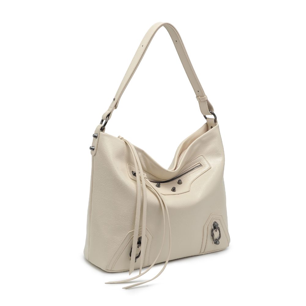 Woman wearing Ivory Urban Expressions Yolonda Hobo 840611105653 View 6 | Ivory