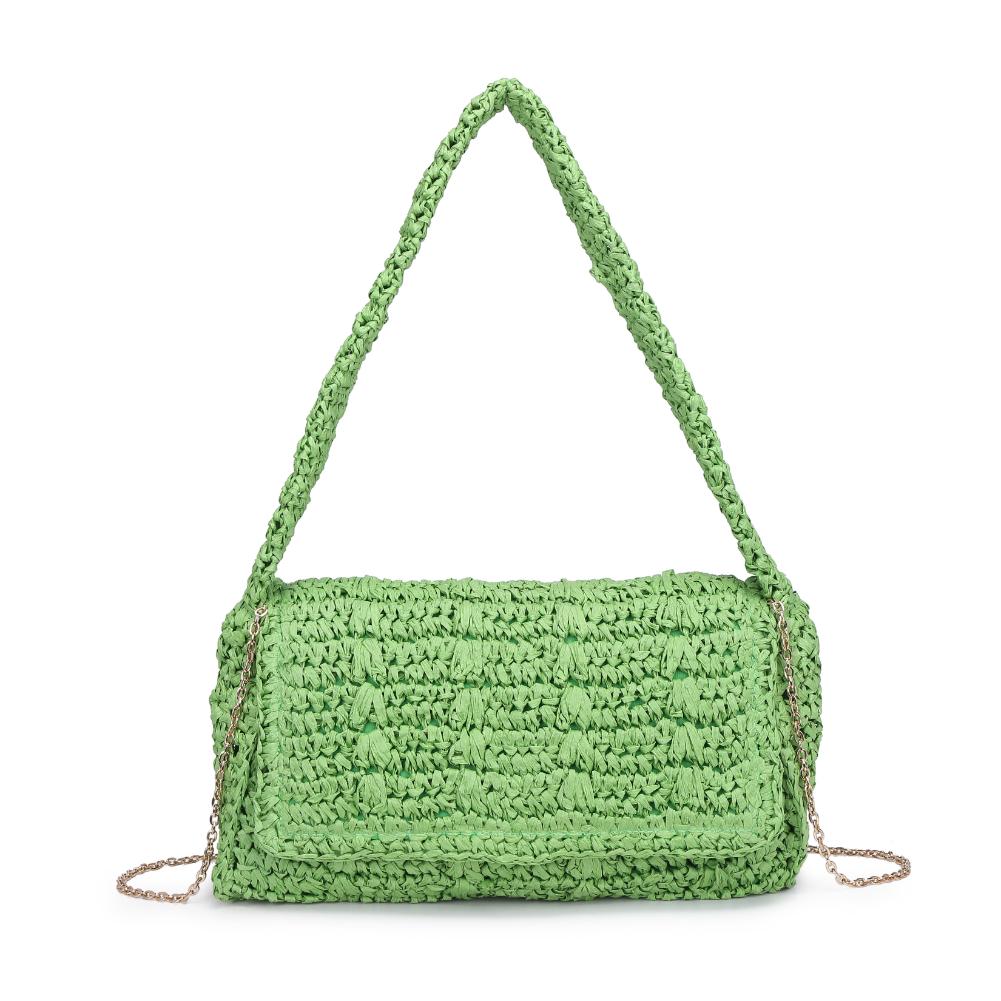 Woman wearing Green Urban Expressions Anika Crossbody 840611124623 View 5 | Green