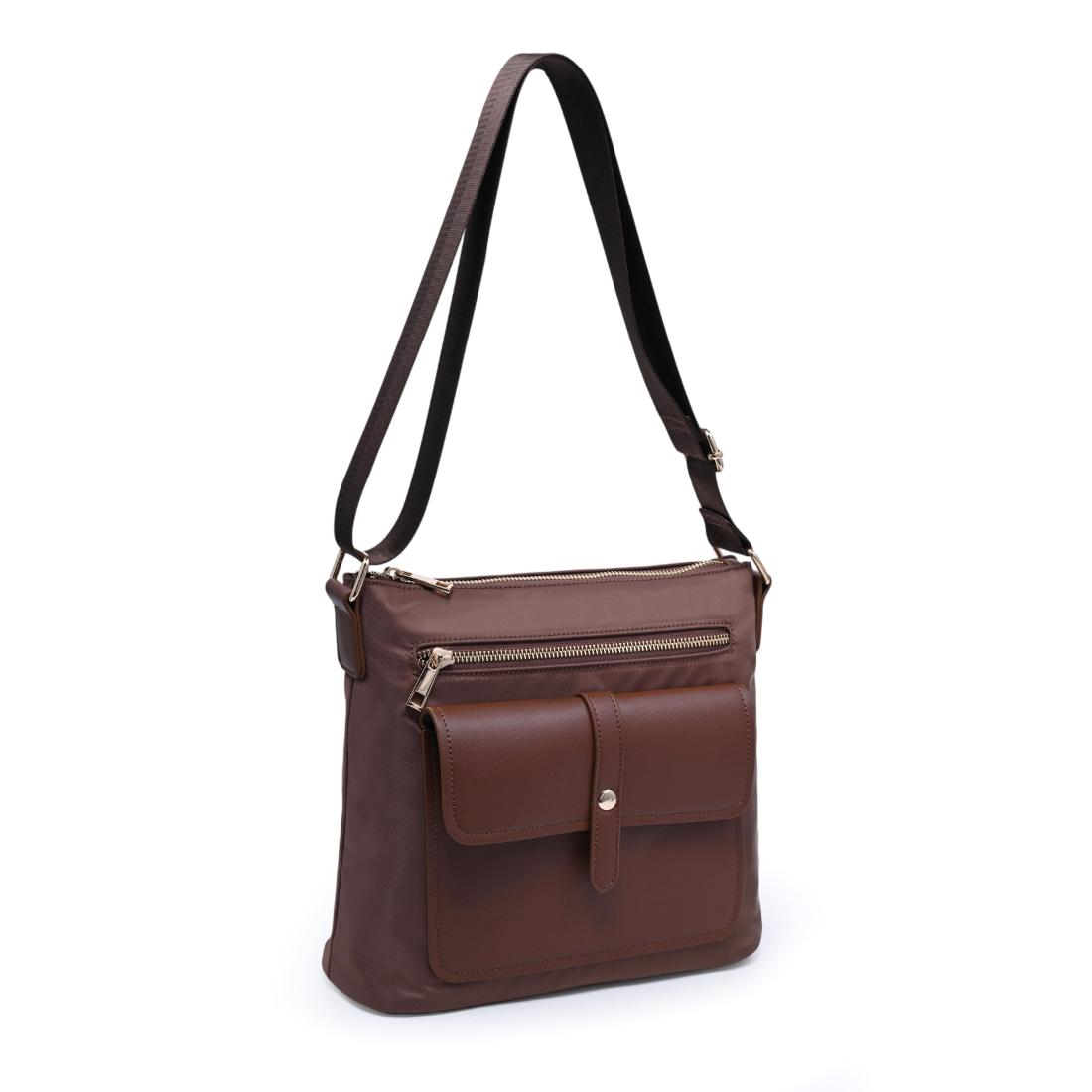 Urban Expressions Sidekick - Nylon Crossbody 840504216534 View 1 | Chocolate