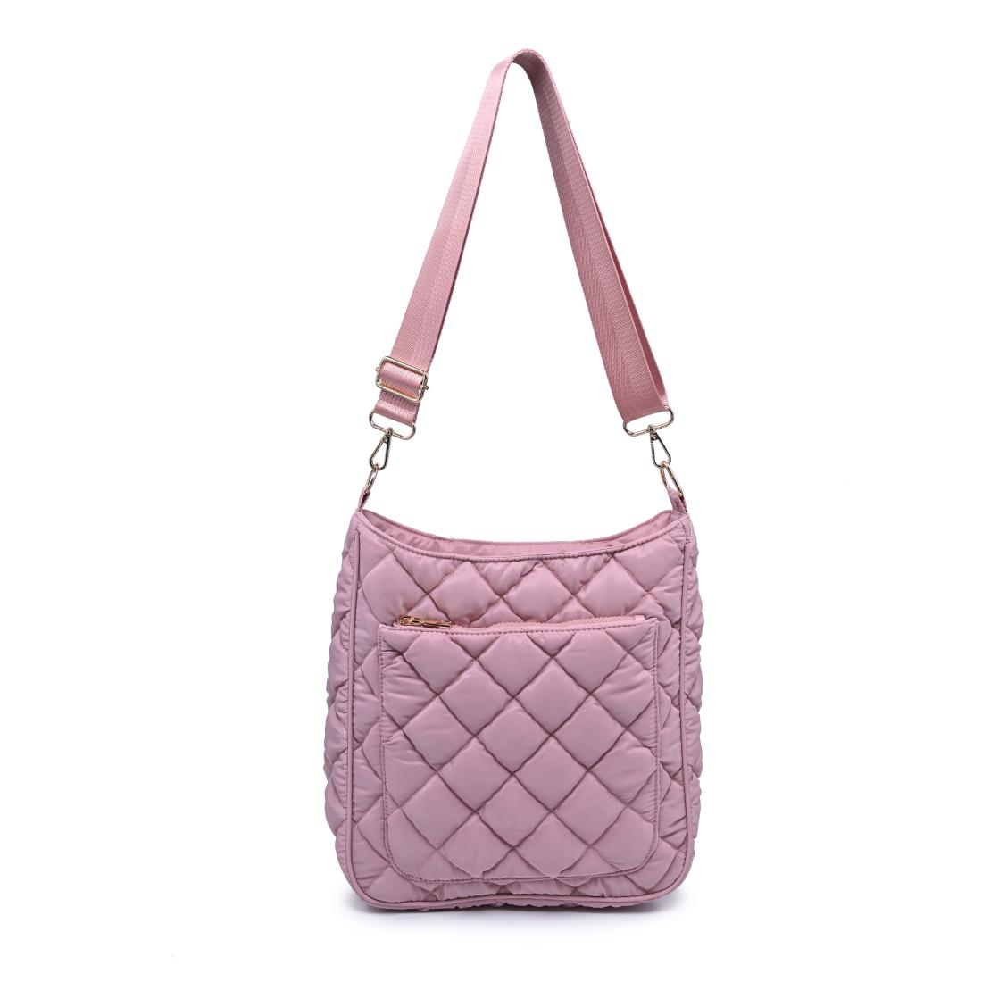 Product Image of Urban Expressions Fia - Quilted Puffer Crossbody 840504207334 View 1 | Rose