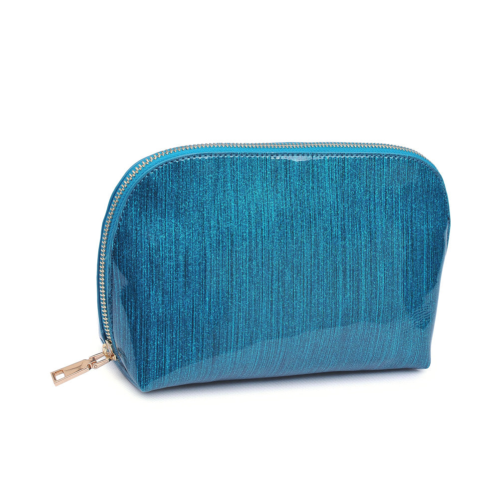 Product Image of Urban Expressions Madonna Cosmetic Pouch NA-840611137074 View 1 | Turquoise
