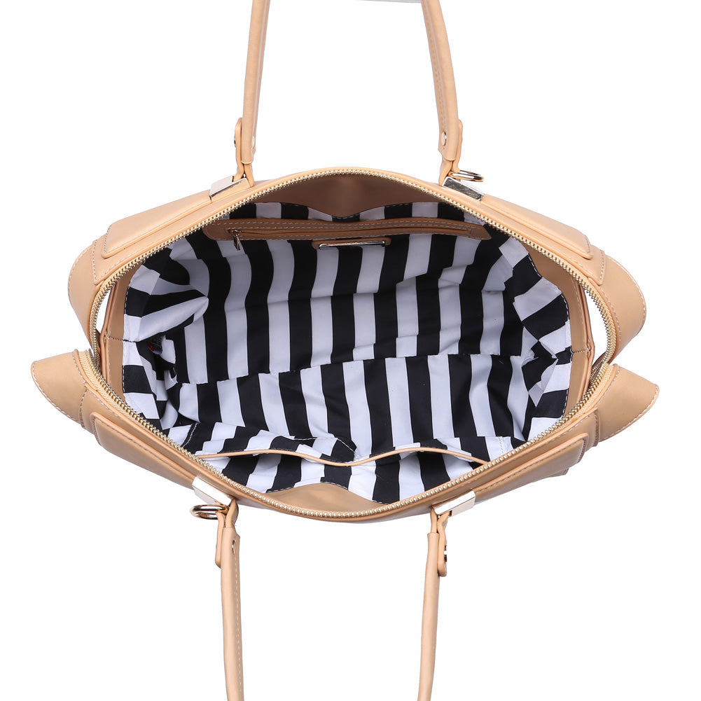 Product Image of Urban Expressions Nadia Satchel NA-840611149893 View 4 | Mustard