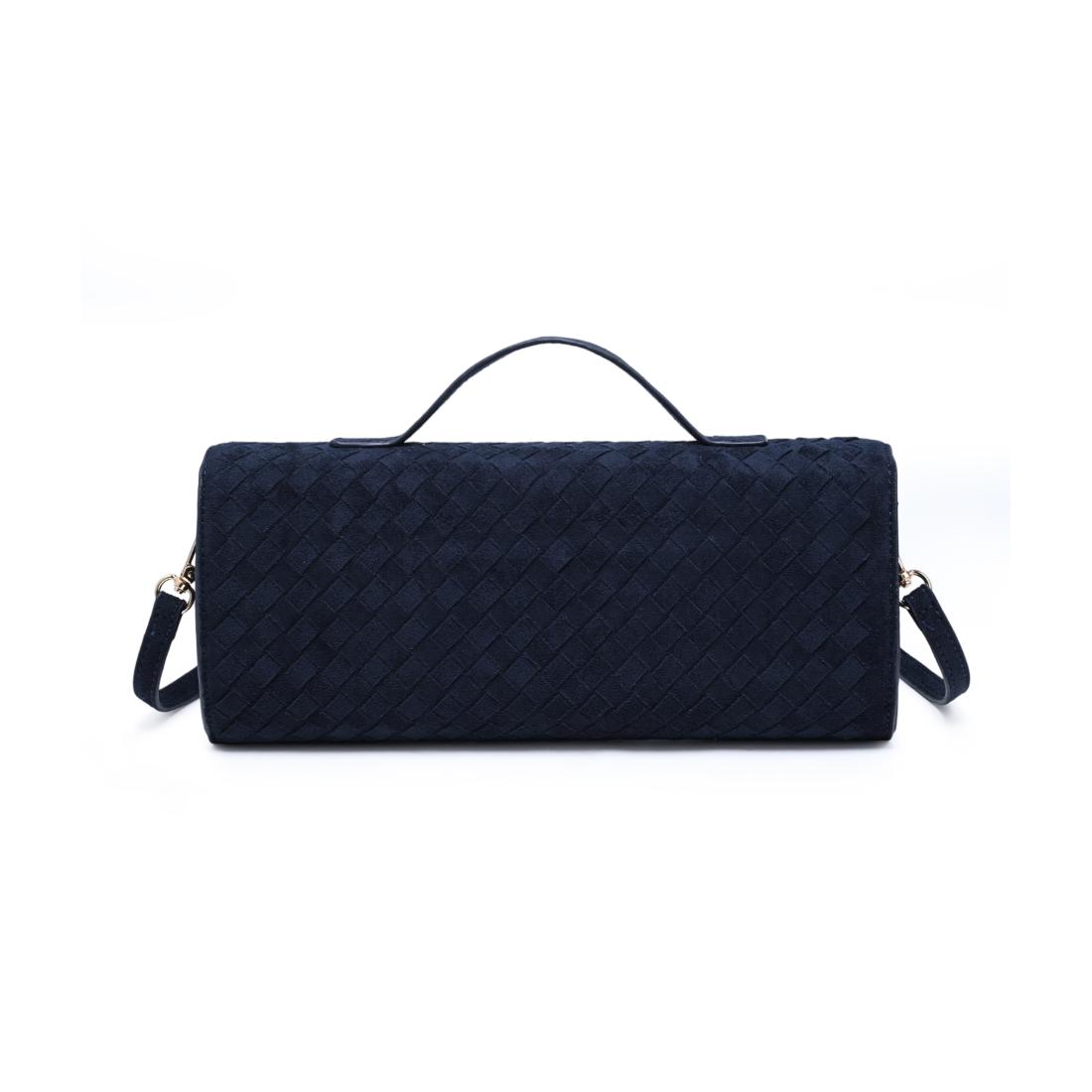 Urban Expressions Emerson - Faux Suede Woven Crossbody 840504216053 View 3 | Midnight
