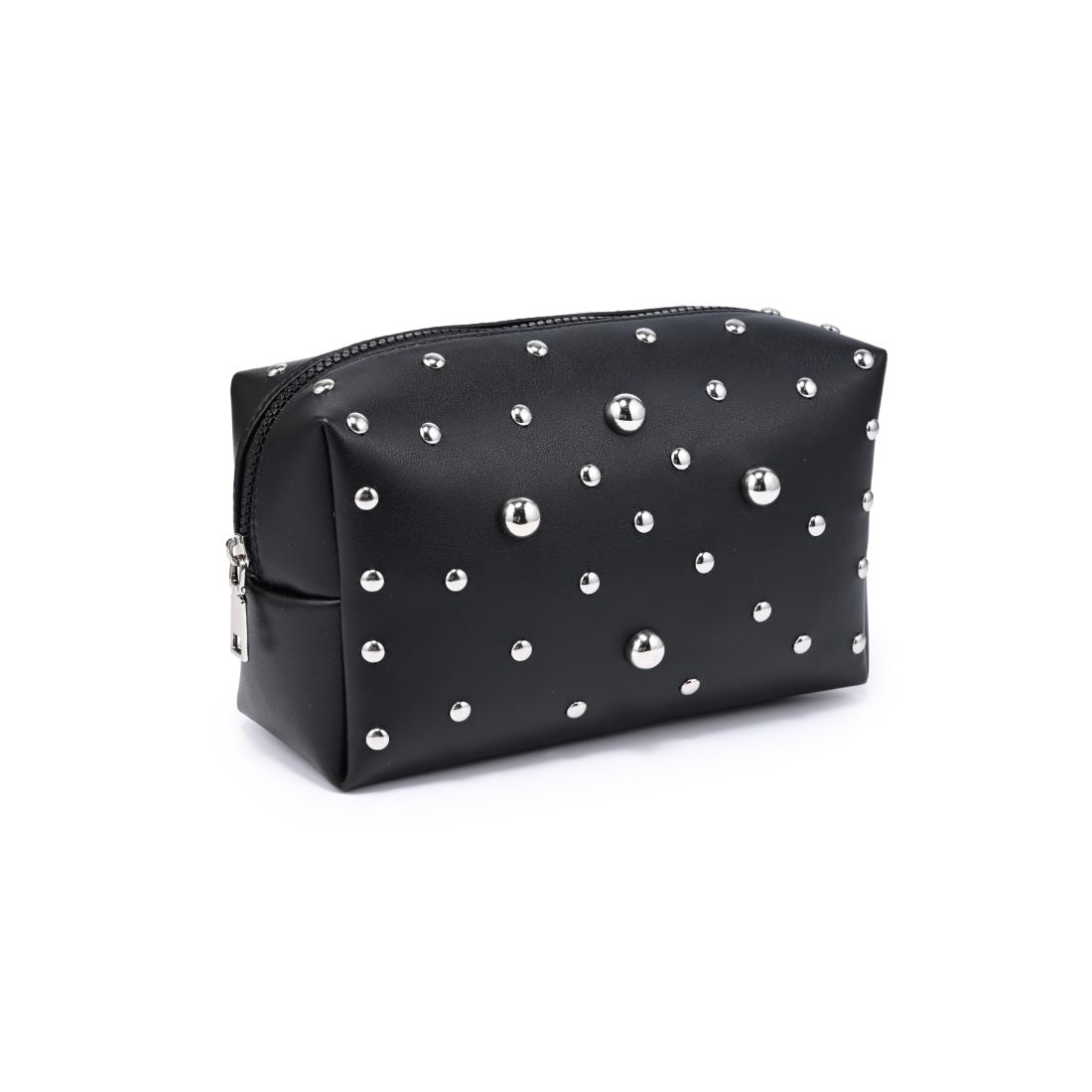 Urban Essentials Stud Society Cosmetic & Travel Organizer Pouch 840504210501 View 6 | Black