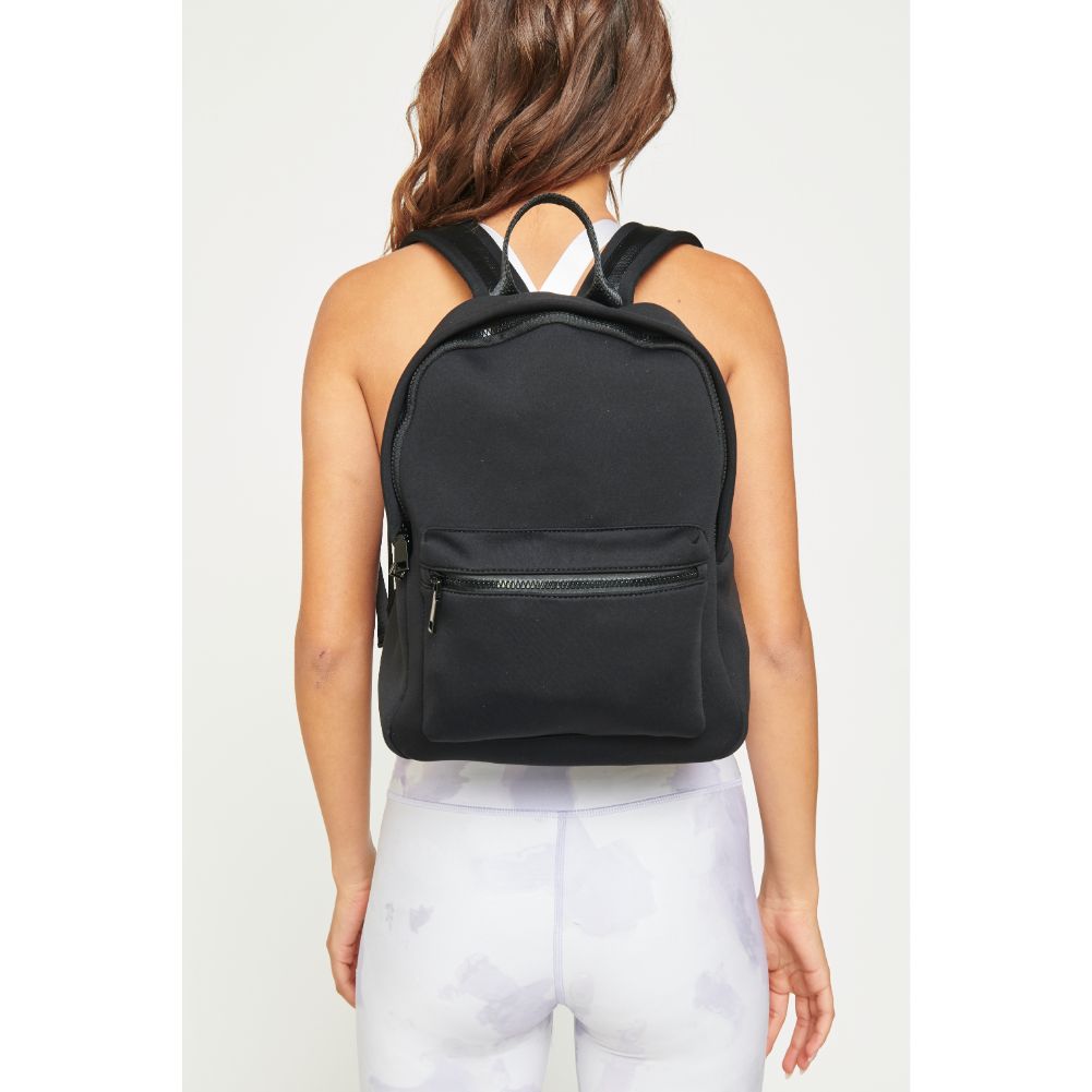 Woman wearing Black Urban Expressions Declan Backpack 840611180773 View 1 | Black